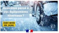 Obligation d’équipement de certains véhicules en période hivernale 