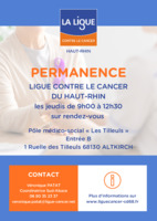 Permanence de la ligue contre le cancer