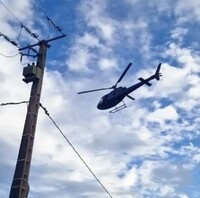 Inspection du réseau électrique moyenne tension en hélicoptère
